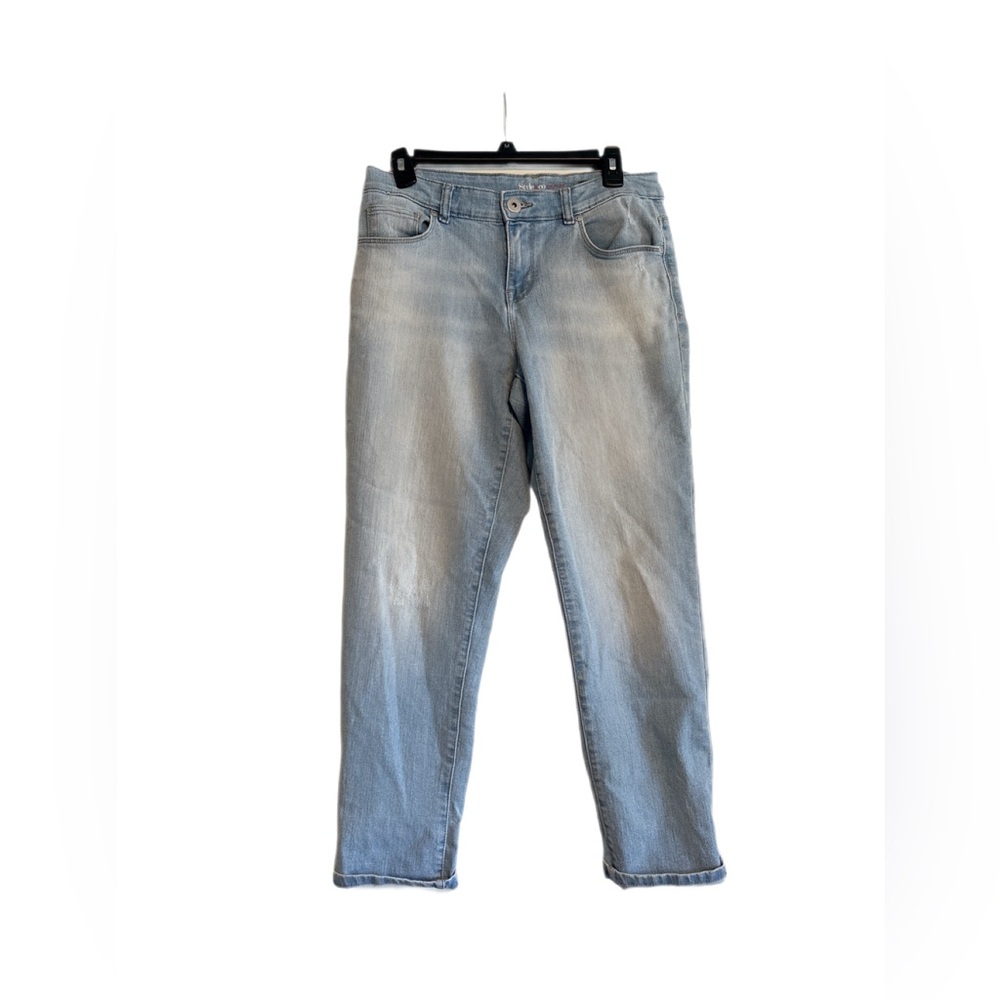 Style & Co. Light Blue Boyfriend Denim Size 6